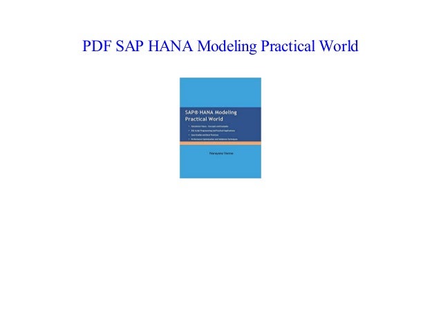 Sap Hana Books Pdf